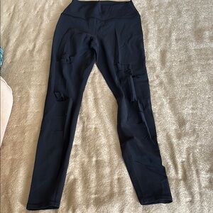 Black High-Waisted ALO Leggings